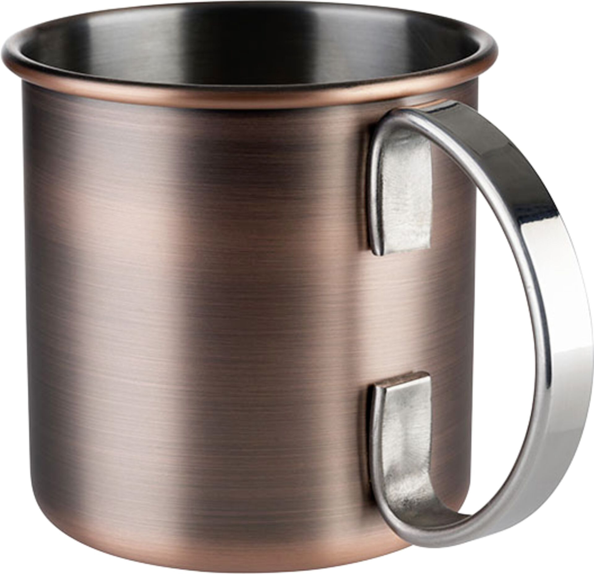 Becher "Moscow Mule" Antik-Kupferlook, glatt, matt, Ø 9,0 cm, H: 9,0 cm, 0,45 L